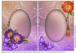 Insert to Purple Floral