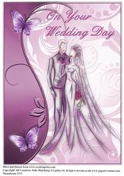 On Your Wedding Day A4 Card Front