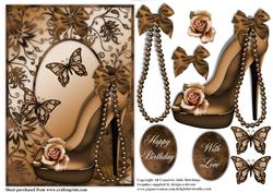 The Mocha Shoes Card Front