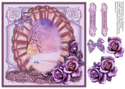 Across the Miles Winter Card Topper