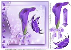 The Lily Card Topper