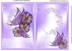 Insert to Flora and Flutters in Lilac