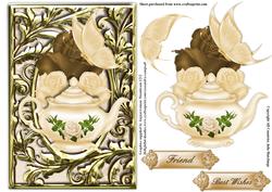Tea Time Friend Card Front