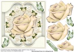 The Milky Rose Card Topper
