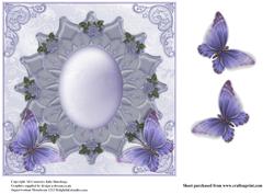 Insert to Lilac and Blue Butterfly's