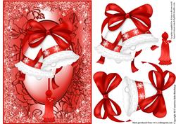 Ding Dong Merry Christmas Card Topper