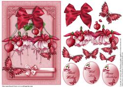 Flutters and Fushia's Card Front