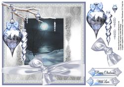 Winters Night Card Topper