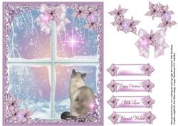 Through a Frosty Window Card Front
