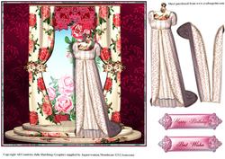 The Regency Years Dress Card Topper