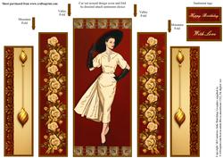 Theatre Fold Fabulous Lady in Hat Card