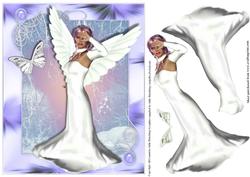 The White Angel Card Topper