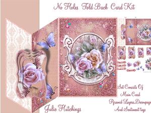 Roses No Holes Cut and Fold Card Mini Kit