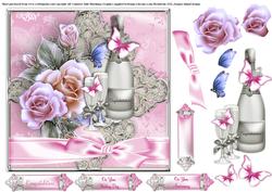 Beautiful Pinks and Silver Wedding Day on Shimmer