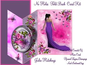 Purple Beauty No Holes Cut and Fold