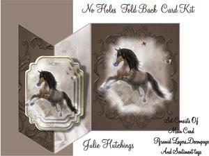 The Canter Horse No Holes Cut and Fold