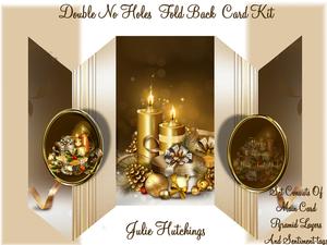 Glowing Candles Double No Holes Cut and Fold