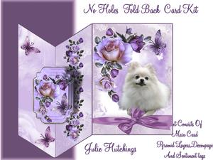 Pomeranian Dog No Holes Cut and Fold Mini Kit
