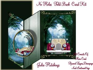 Masculine No Holes Fold Card Morris Car