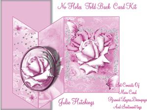 Lush Pink Silky Roses No Holes Fold Mini Kit