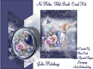 Angel Flutters No Holes Fold Card Mini Kit