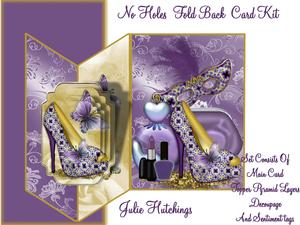 Ladies Night No Holes Fold Card Mini Kit