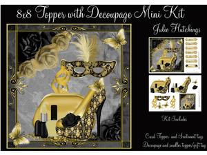 Stunning Shades of Golds and Blacks Shoes Mini Kit