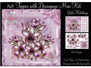 Shimmering Lily Flutters 8x8 Mini Kit