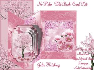 Cherry Magnolia Blossom No Holes Fold Mini Kit