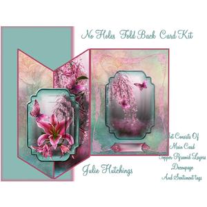 Beautiful Cherry and Lily Blossom No Holes Fold Mini Kit