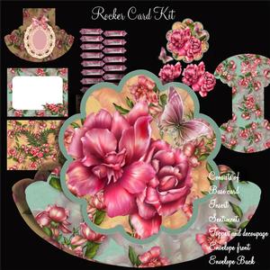 Gorgeous Shabby Chic Wobble Card Kit