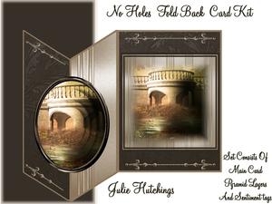 Masculine River View No Holes Fold Card Mini Kit