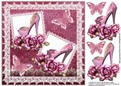 Gorgeous Days of Lace,shoes and Roses