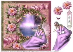 Beautiful Enchanted Rose Fairy Topper