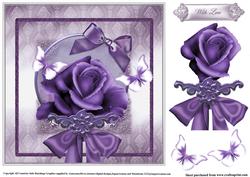 The Purple Rose in a Shimmering Frame