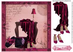 The Silky Pink Boudoir Topper