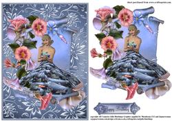 A Little Bird 1950's Style Card Topper