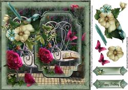 The Novel 8x8 Card Topper