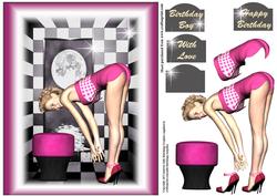 Blondes Have More Fun! 50's Pin Up Girl