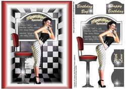 Polka Dot Pin Up Girl