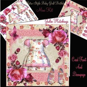 Retro Style Baby Girl/birthday Mini Kit