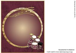 Insert to Compliment Drum Card Front