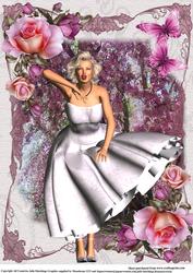 1950's Style the Blonde A4