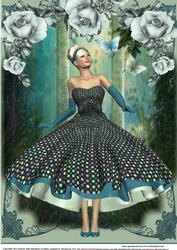1950's Style Polka Dot Dress A4