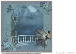 Insert to Compliment Vintage Ballet Blue and Teal