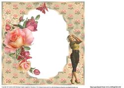 Insert to Compliment Marilyn Style Capri's and Roses