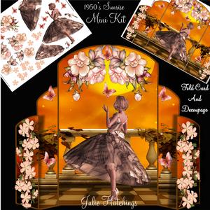 1950's the Sunrise Arched Fold Card Mini Kit