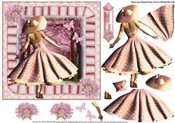1950's Pink Polka Dot Beauty