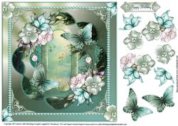 The Butterfly Wood with Decoupage
