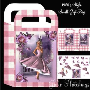 1950s Marilyn Style Gift Bag Mini Kit